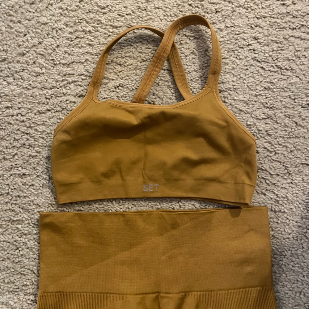 SET Active Mustard Matching Set Size S